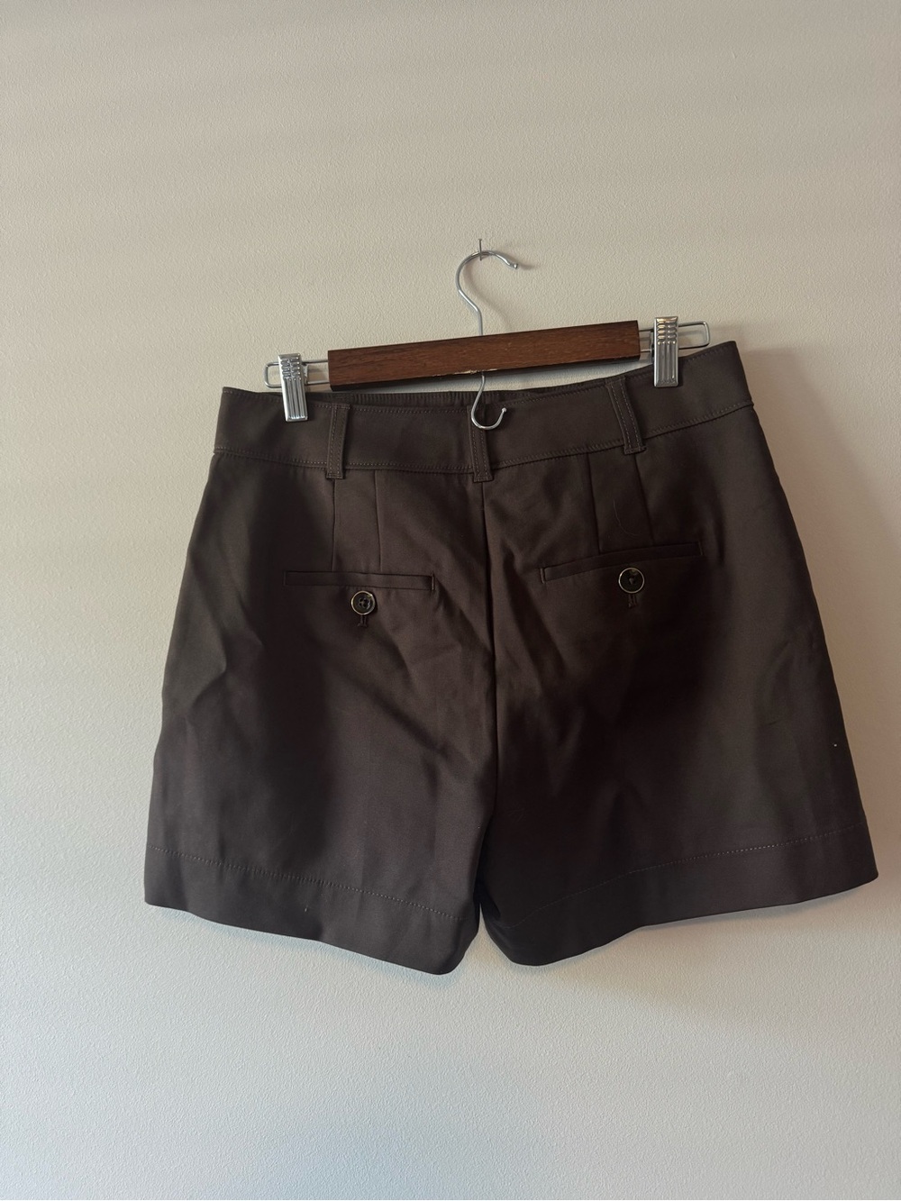 NWT High-Rise Brown Utility Shorts - Picture 5 of 6